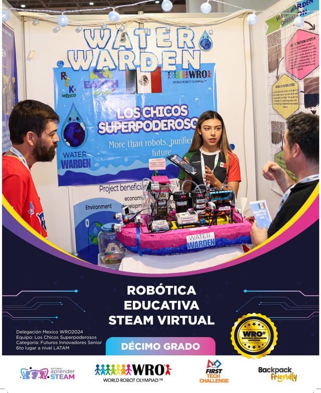 Portada 10.º grado — Aprender STEAM Robótica e IA