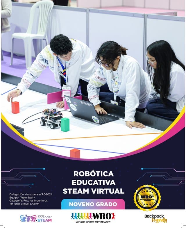 Portada 9.º grado — Aprender STEAM Robótica e IA